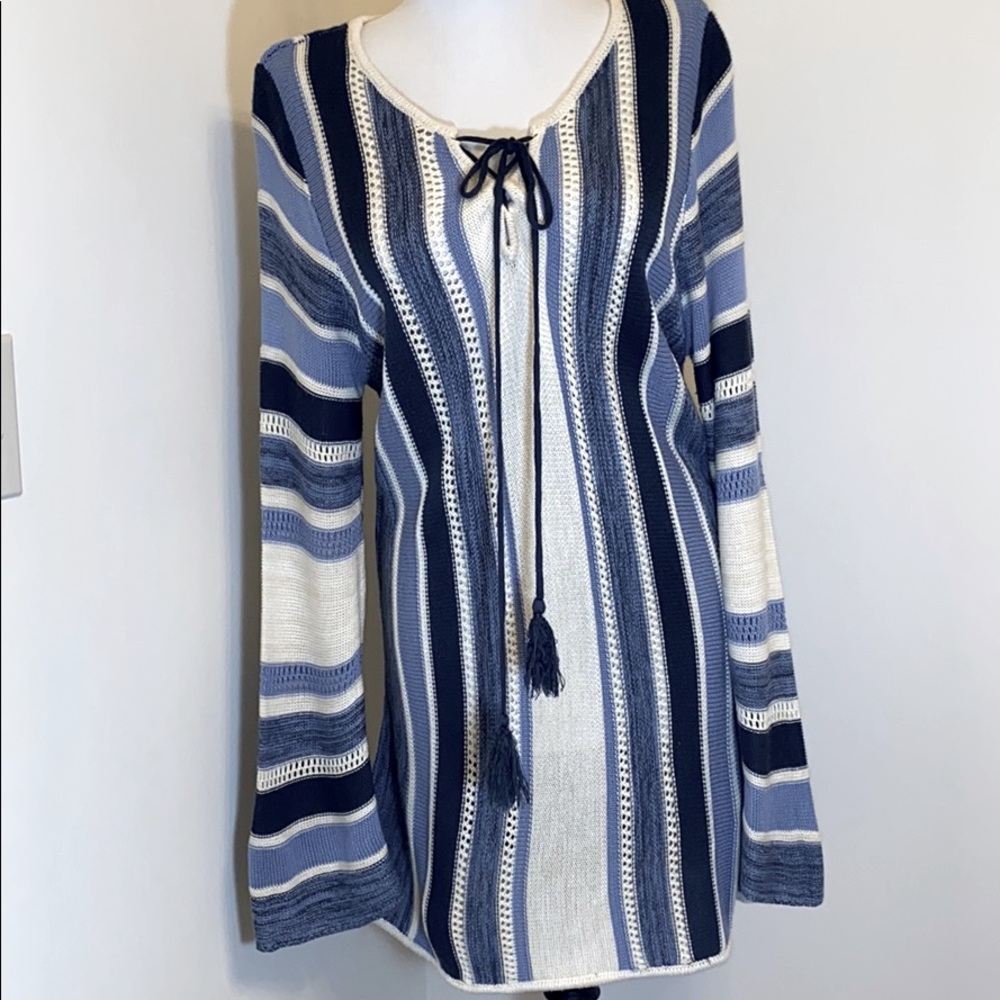 Hannah Boho tunic Sweater sz L